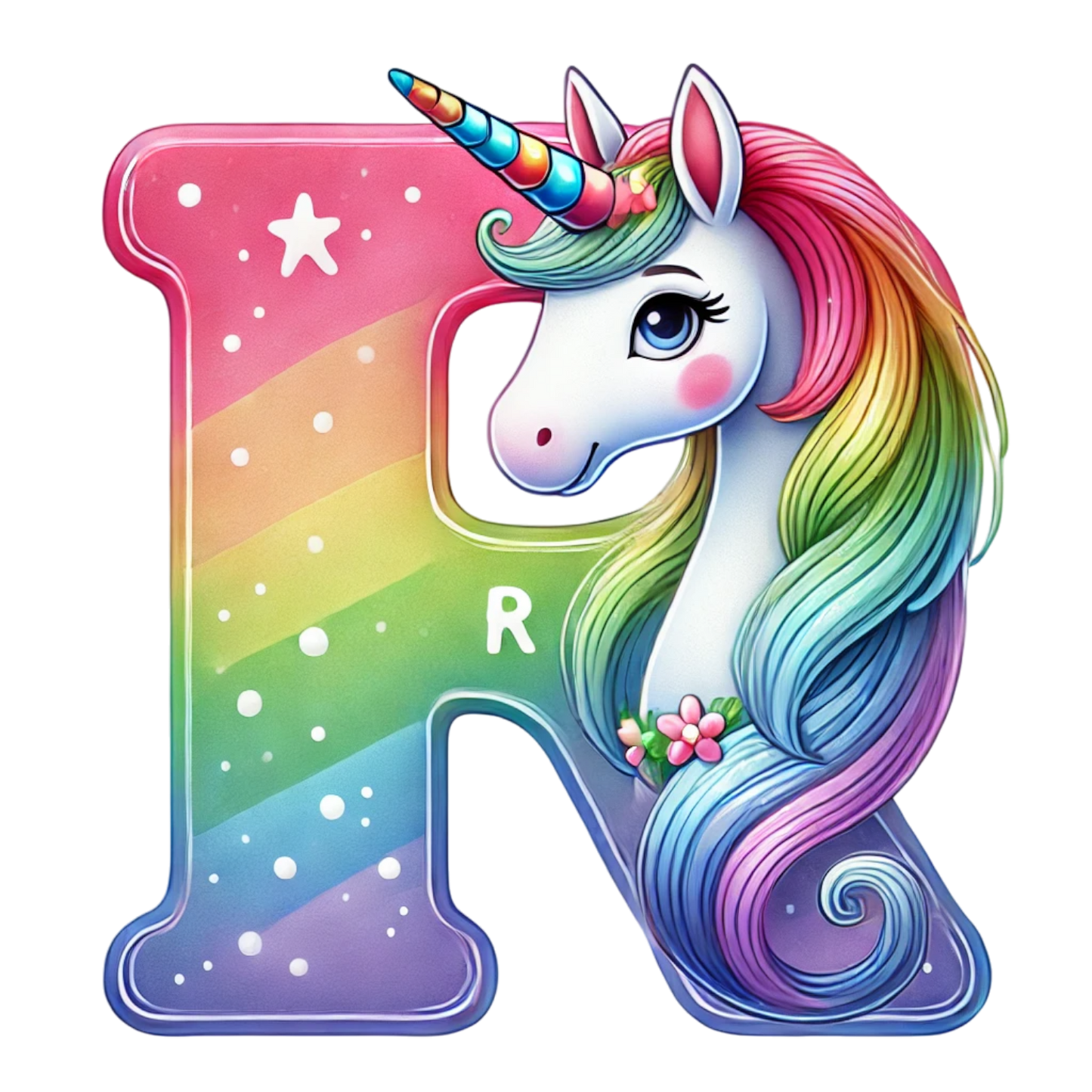 Unicorn Letter T-Shirt - Personalized Alphabet Fun for Kids! 12-18 mo, 18-24 mo