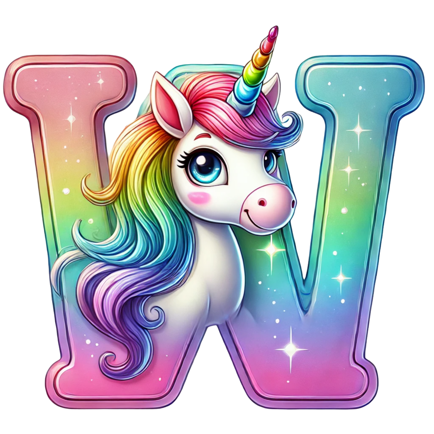 Unicorn Letter T-Shirt - Personalized Alphabet Fun for Kids! 12-18 mo, 18-24 mo