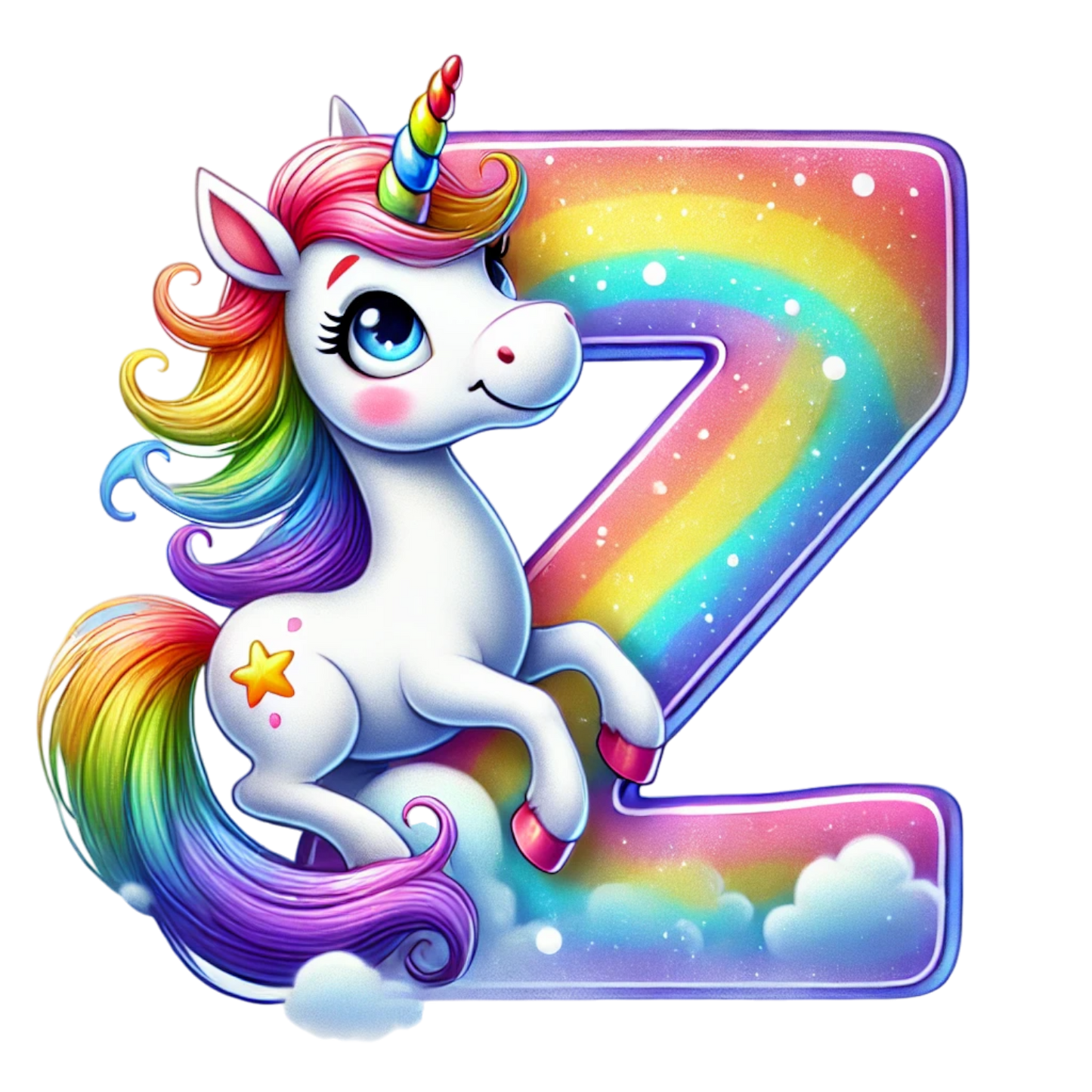 Unicorn Letter T-Shirt - Personalized Alphabet Fun for Kids! 12-18 mo, 18-24 mo
