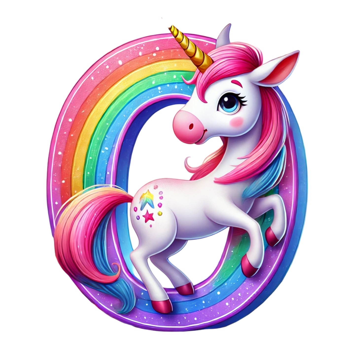 Unicorn Letter T-Shirt - Personalized Alphabet Fun for Kids! 12-18 mo, 18-24 mo