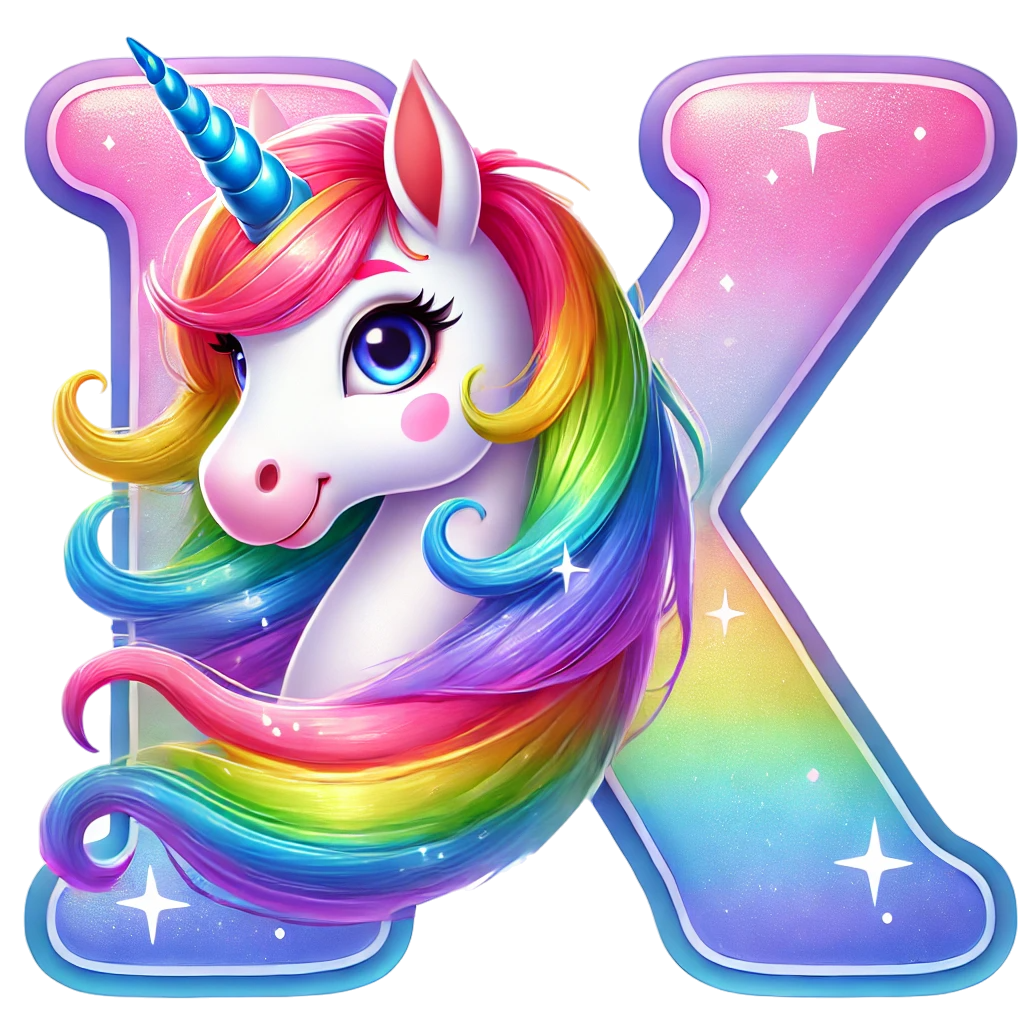 Unicorn Letter T-Shirt - Personalized Alphabet Fun for Kids! 12-18 mo, 18-24 mo