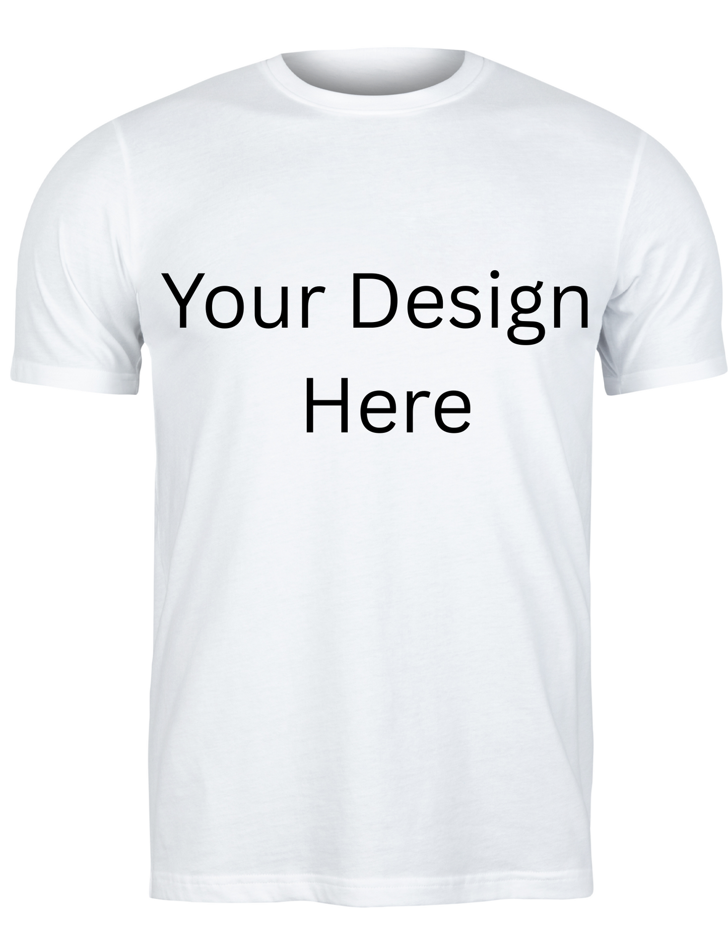 Custom White T-Shirt - Your Design Here | Personalized Apparel