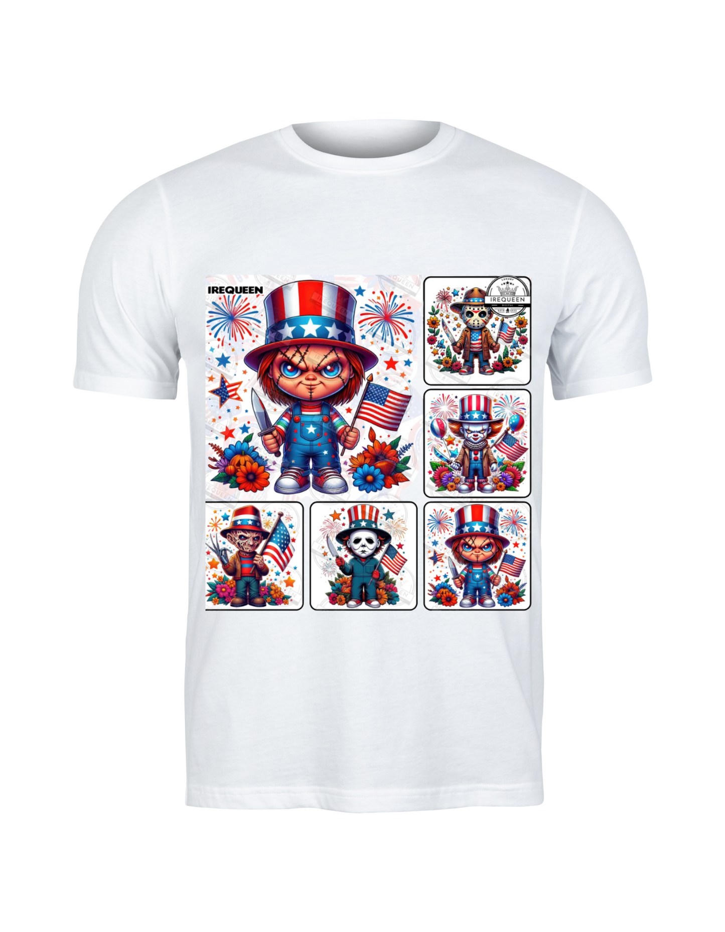 Freddy, Jason, Michael, Pennywise & Chucky — Ready to Rock the 4th!