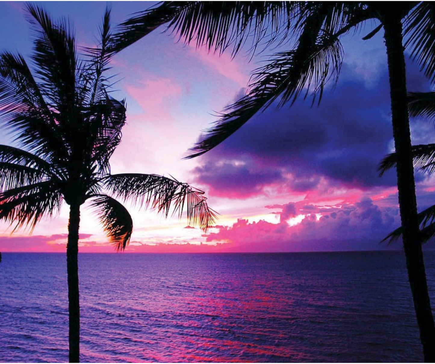 Tropical Sunset Ocean View Mousepad
