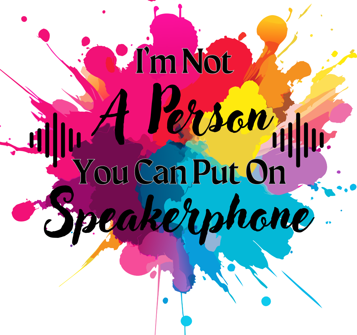 I'm Not Bossy Mug – Bold Leadership Quote with Color Splash Design