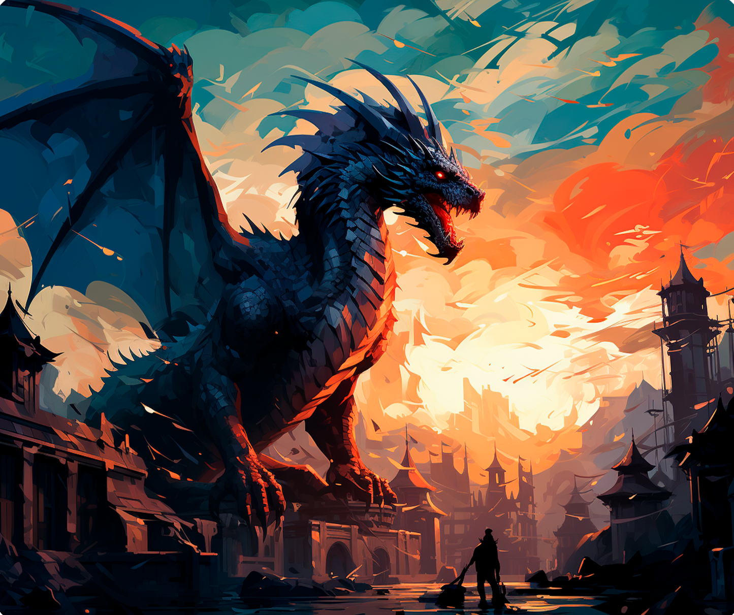 Ancient Dragon Realm Mousepad