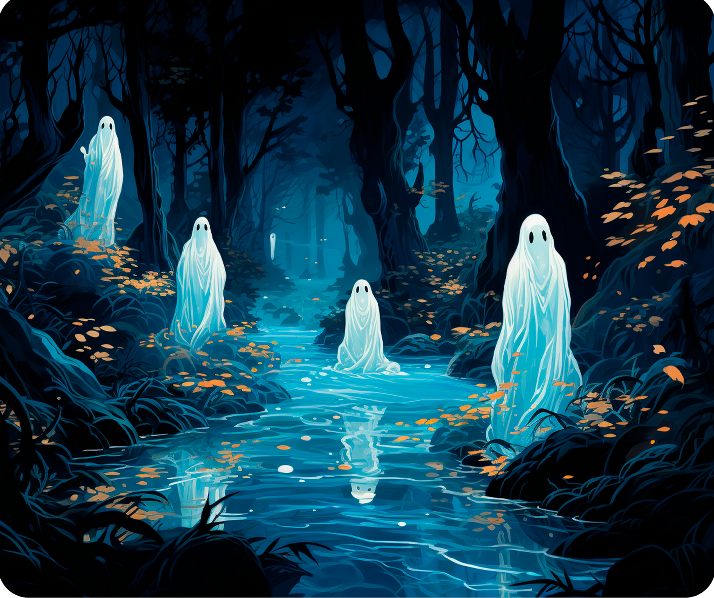 Whispers of the Haunted Fen Mousepad