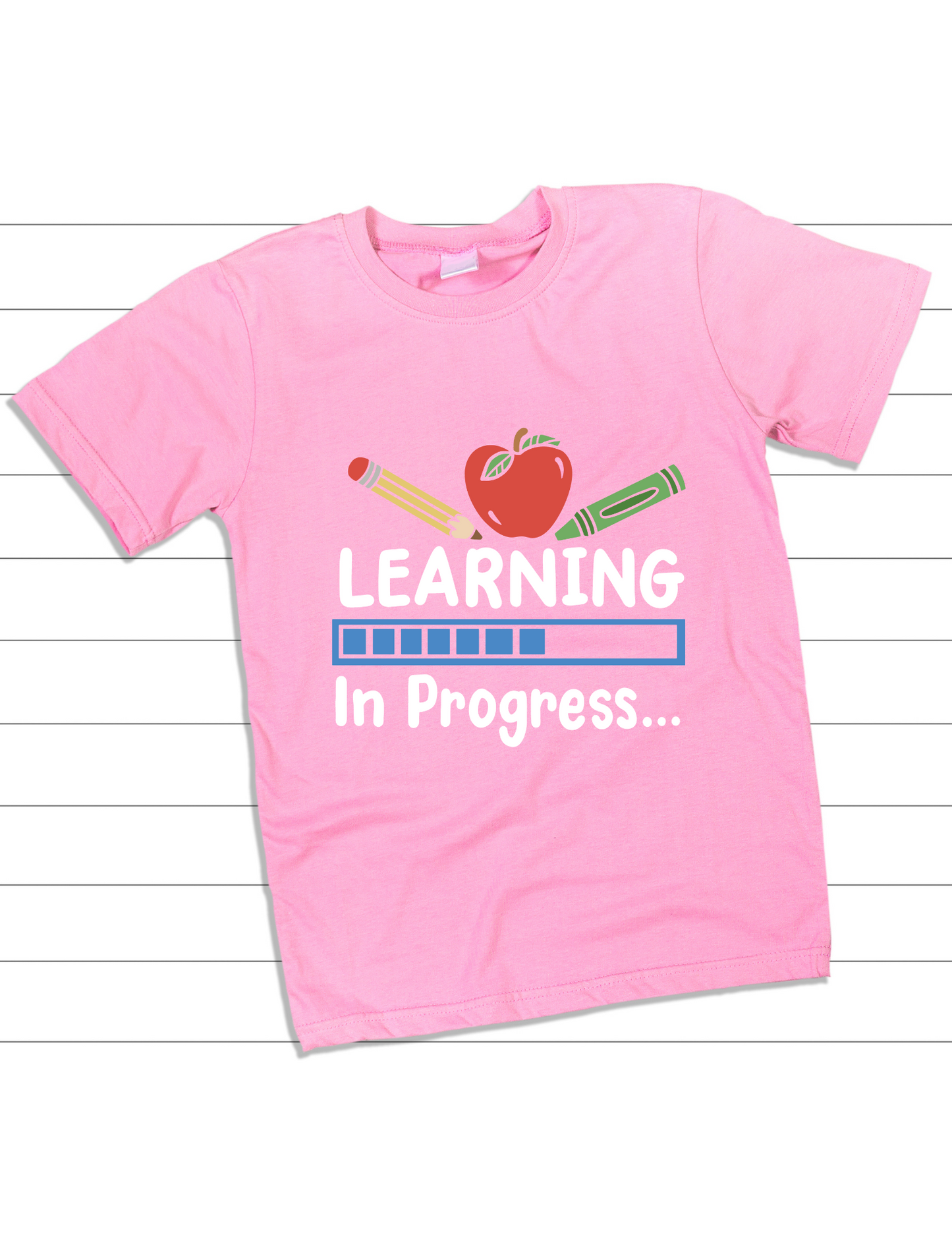 "Learning In Progress" Graphic T-Shirt