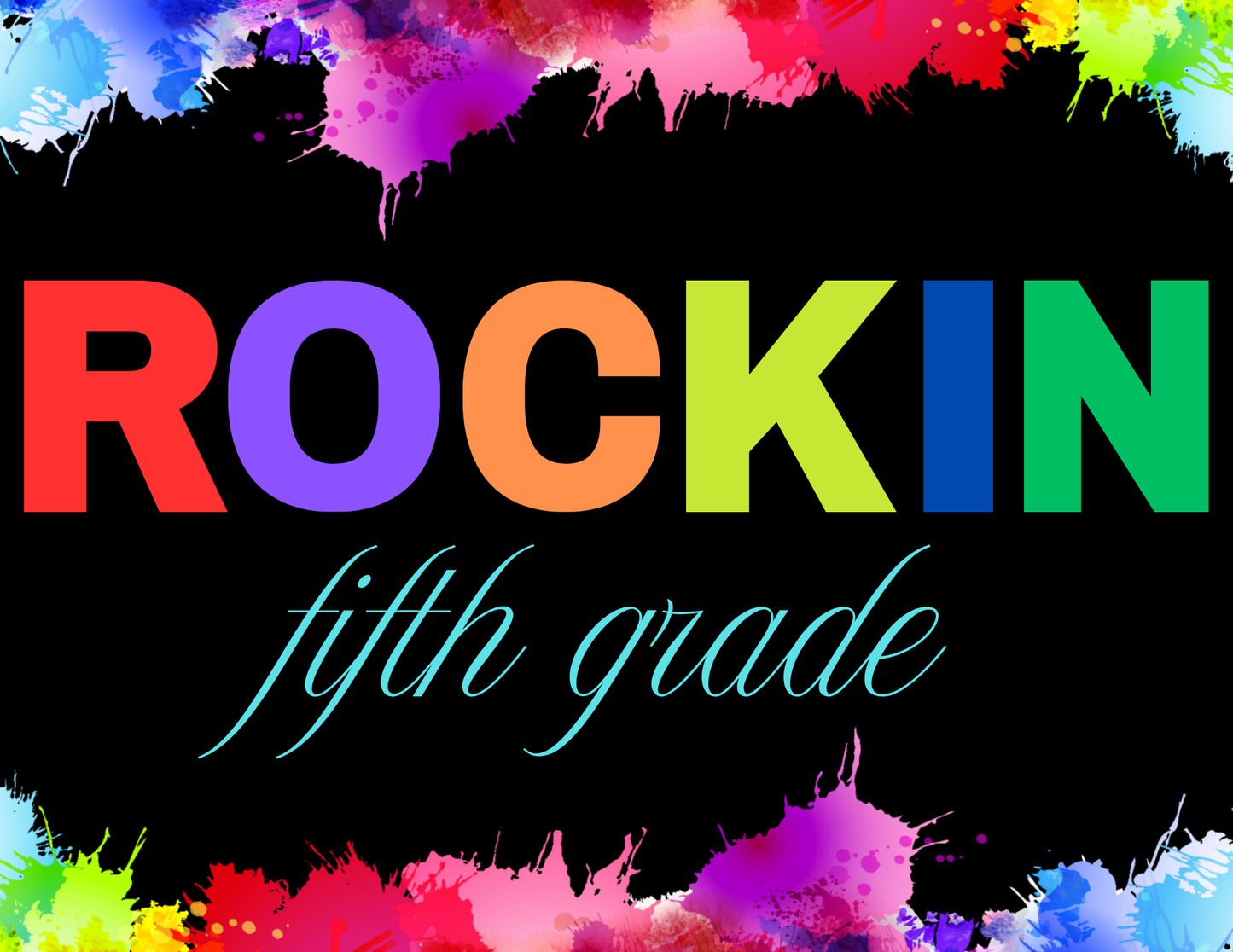 "Rockin' It!" Colorful Kids T-Shirt - Back to School & Everyday Fun Tee
