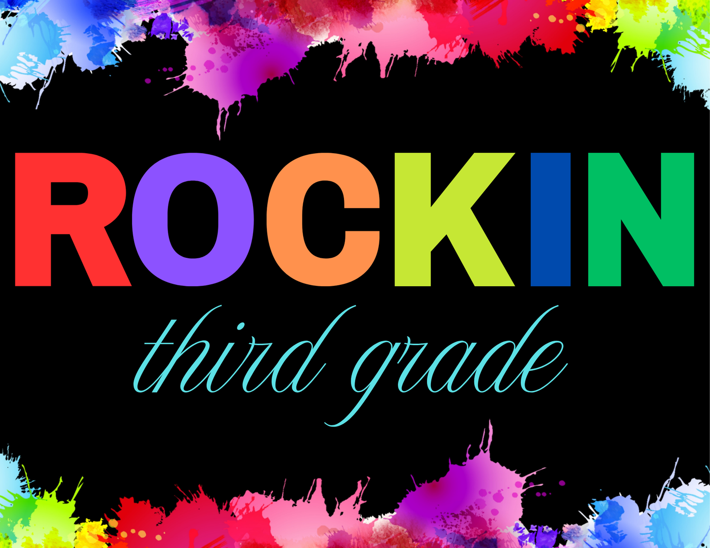"Rockin' It!" Colorful Kids T-Shirt - Back to School & Everyday Fun Tee