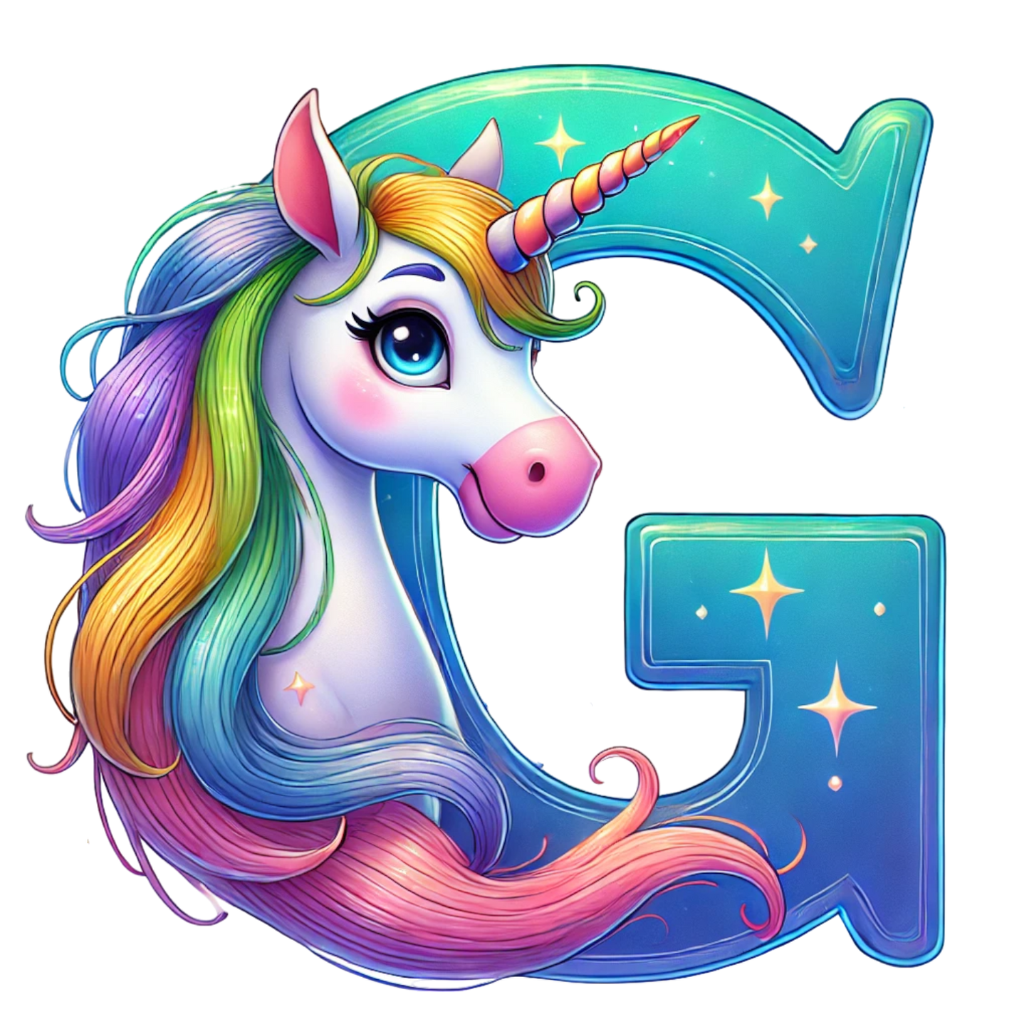 Unicorn Letter T-Shirt - Personalized Alphabet Fun for Kids! 12-18 mo, 18-24 mo