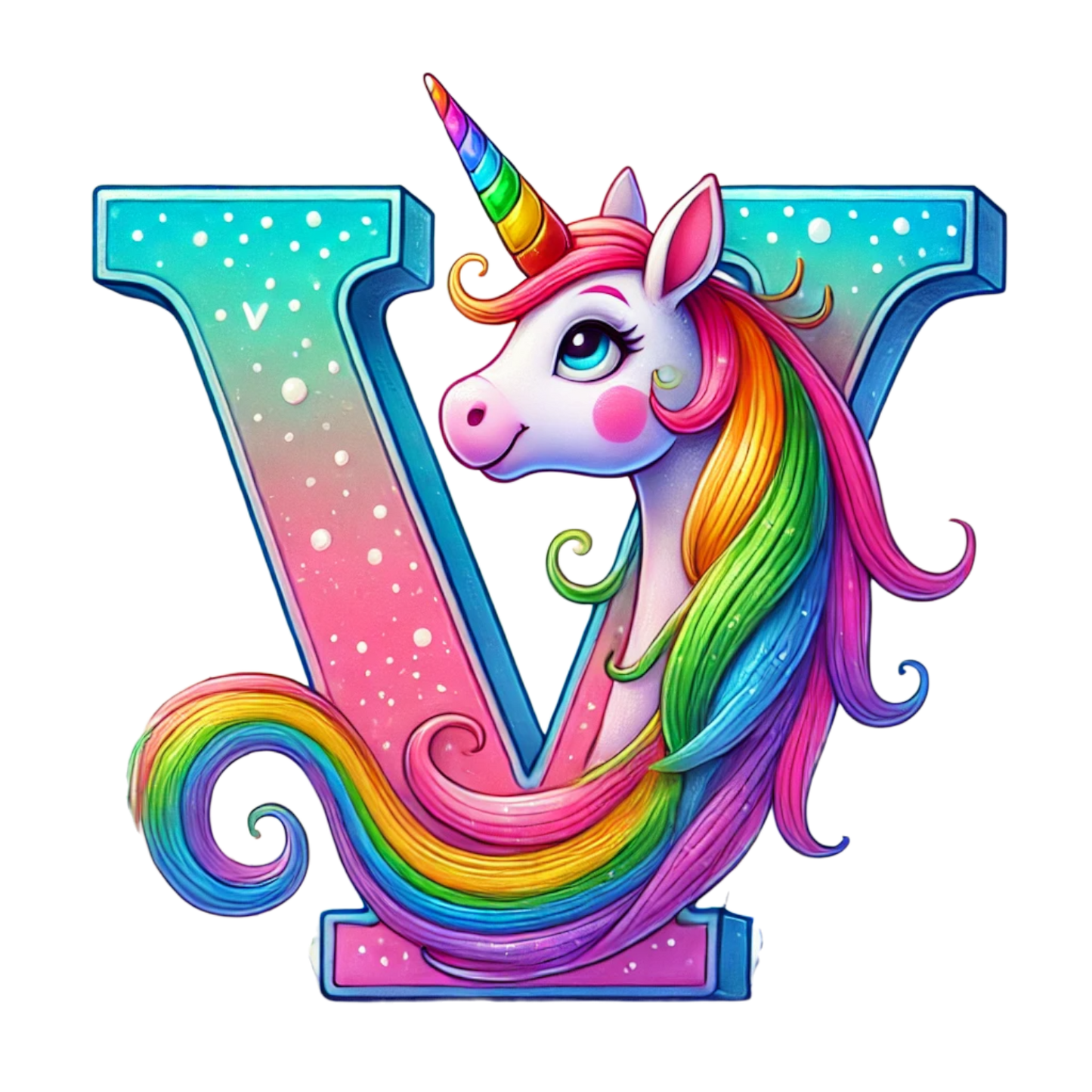Unicorn Letter T-Shirt - Personalized Alphabet Fun for Kids! 12-18 mo, 18-24 mo