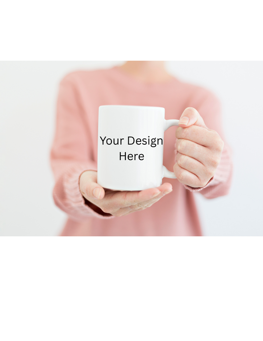 Custom Coffee Mug - Your Design on a White Ceramic Mug
