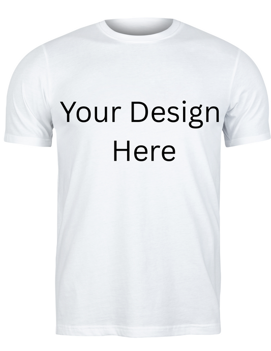 Custom White T-Shirt - Your Design Here | Personalized Apparel