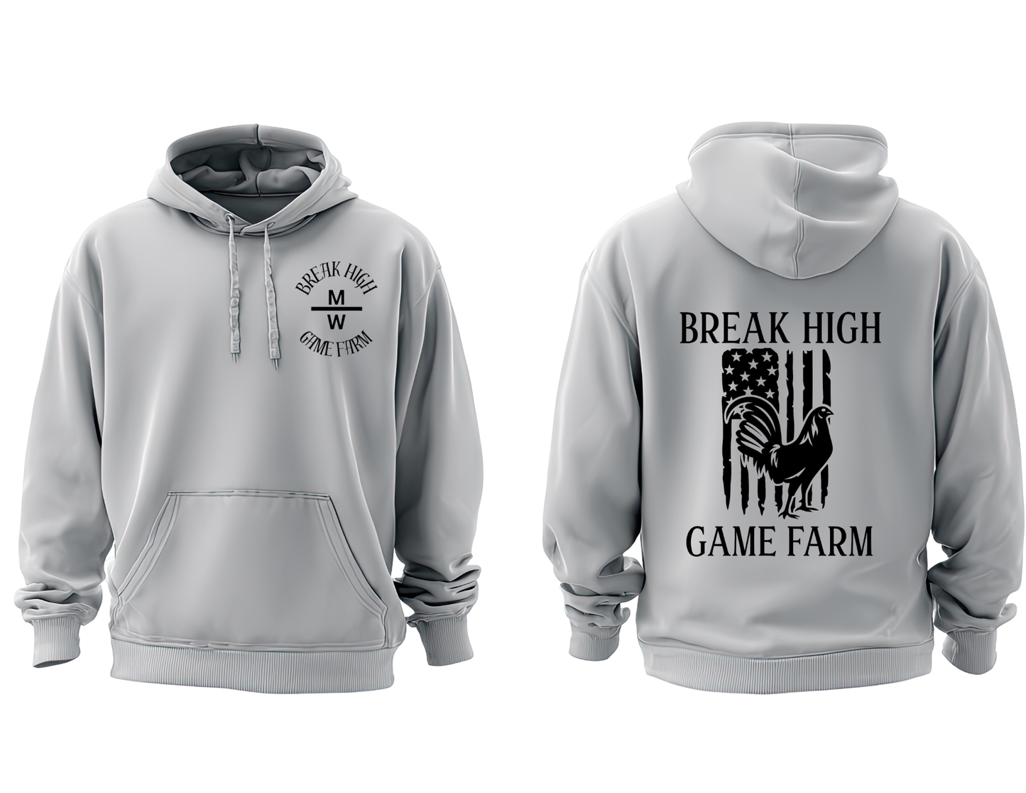 Break High Game Farm: Rustic Patriot Hoodie