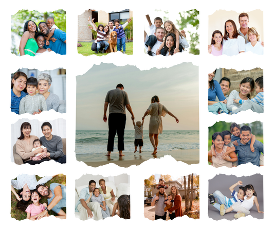 Cherished Memories Family Collage Mousepad