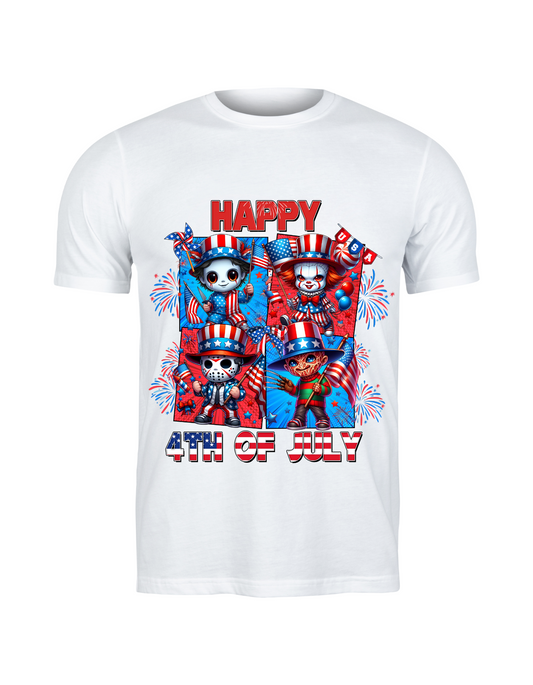 Slashers & Sparklers – July 4th Horror Squad Tee