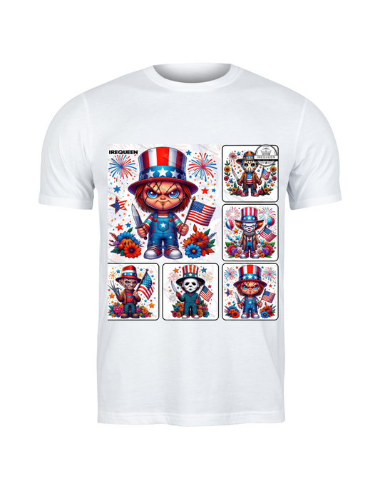 Freddy, Jason, Michael, Pennywise & Chucky — Ready to Rock the 4th!