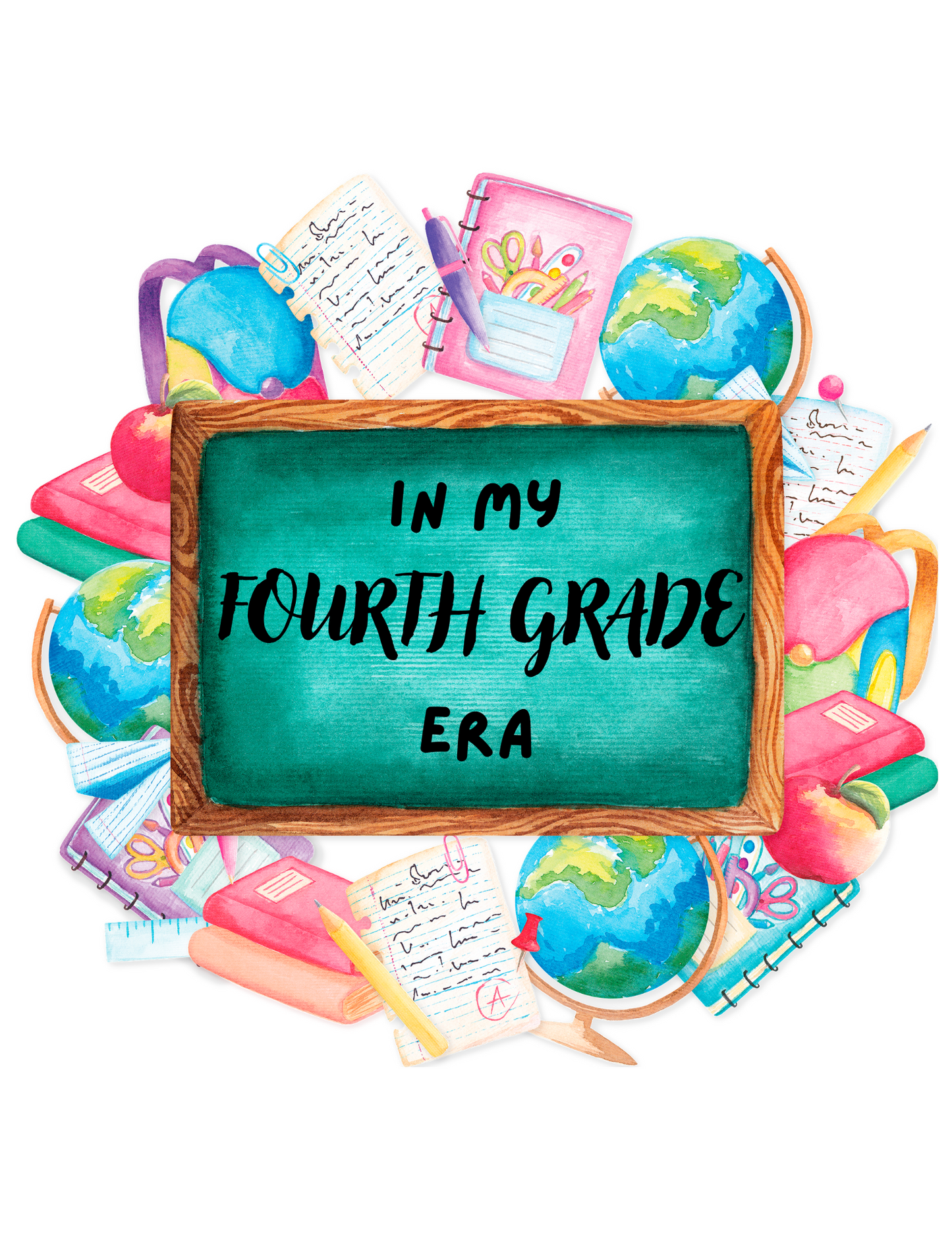 "In My School Era" Back to School Kids T-Shirt
