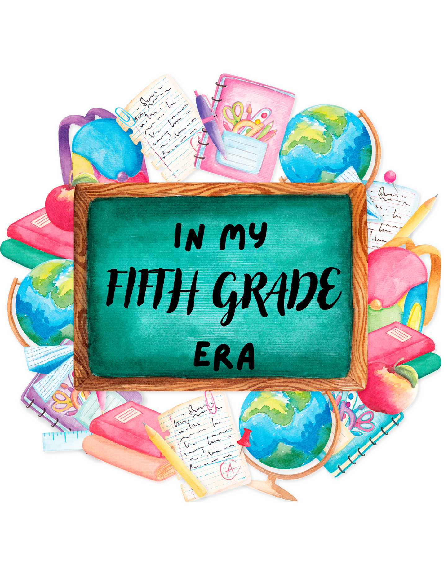 "In My School Era" Back to School Kids T-Shirt