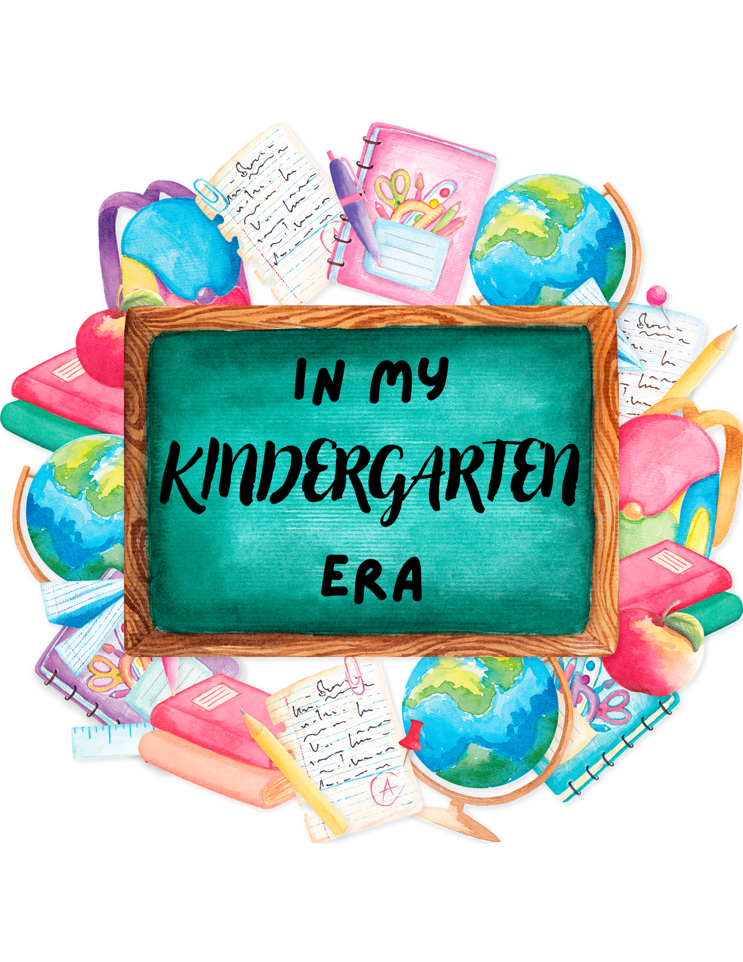 "In My School Era" Back to School Kids T-Shirt