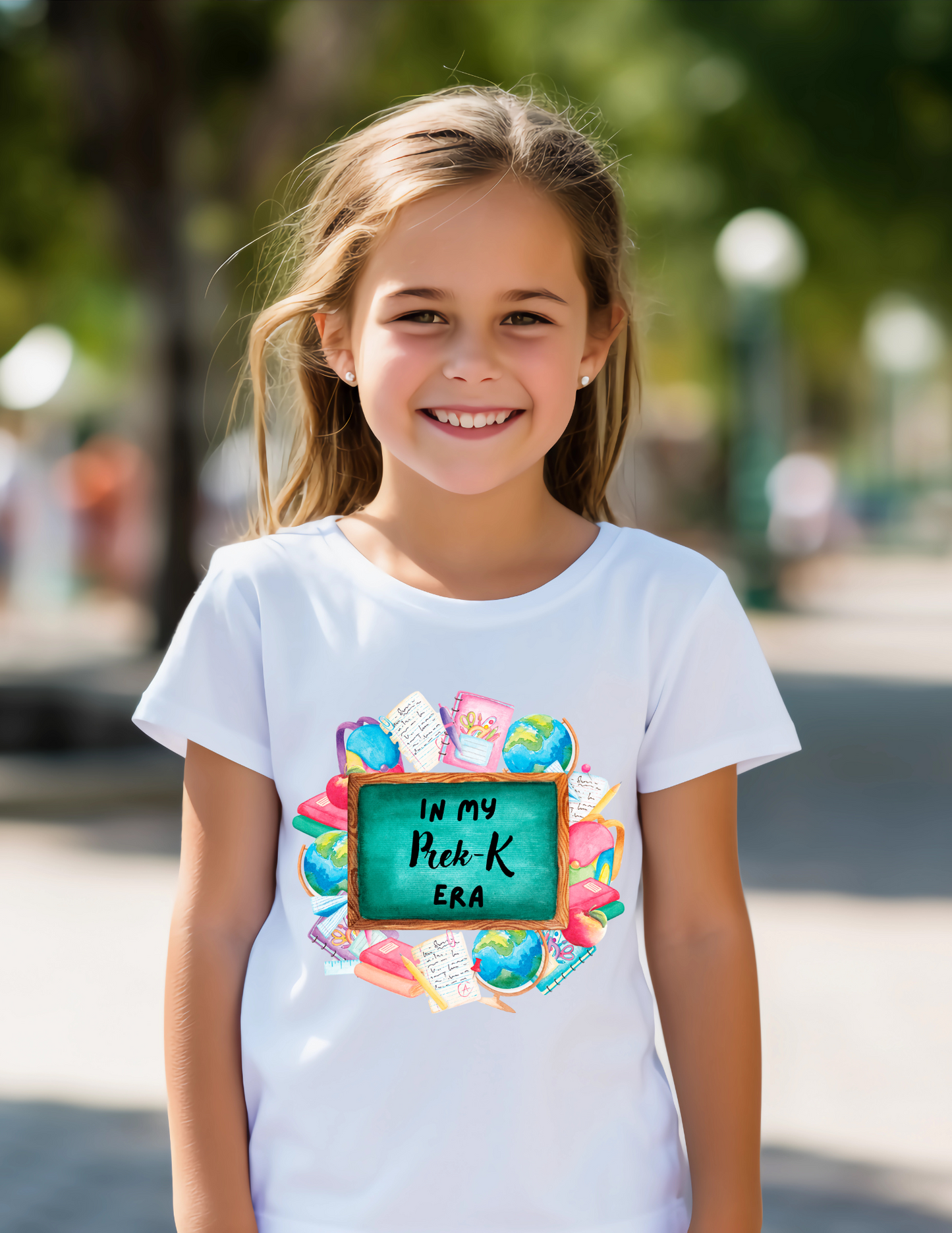 "In My School Era" Back to School Kids T-Shirt