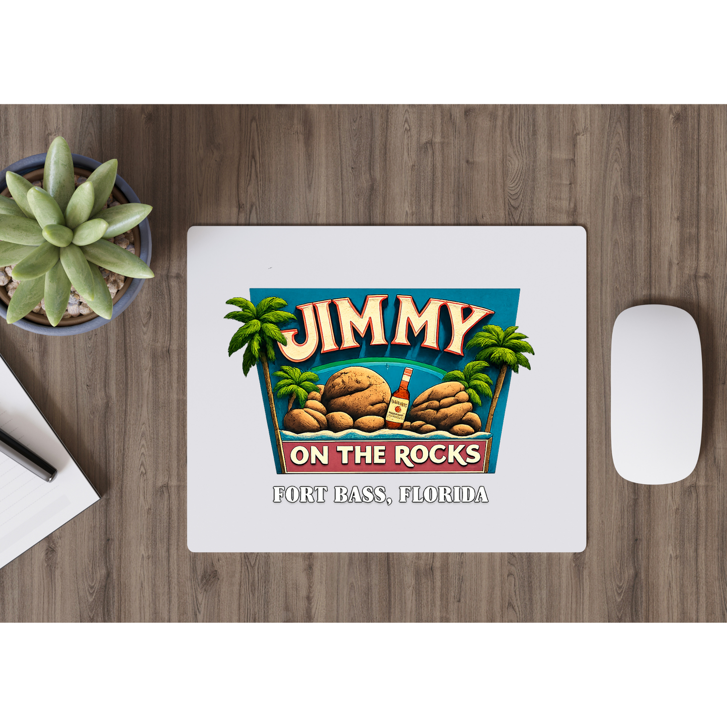 Jimmy On The Rocks Mouse Pad