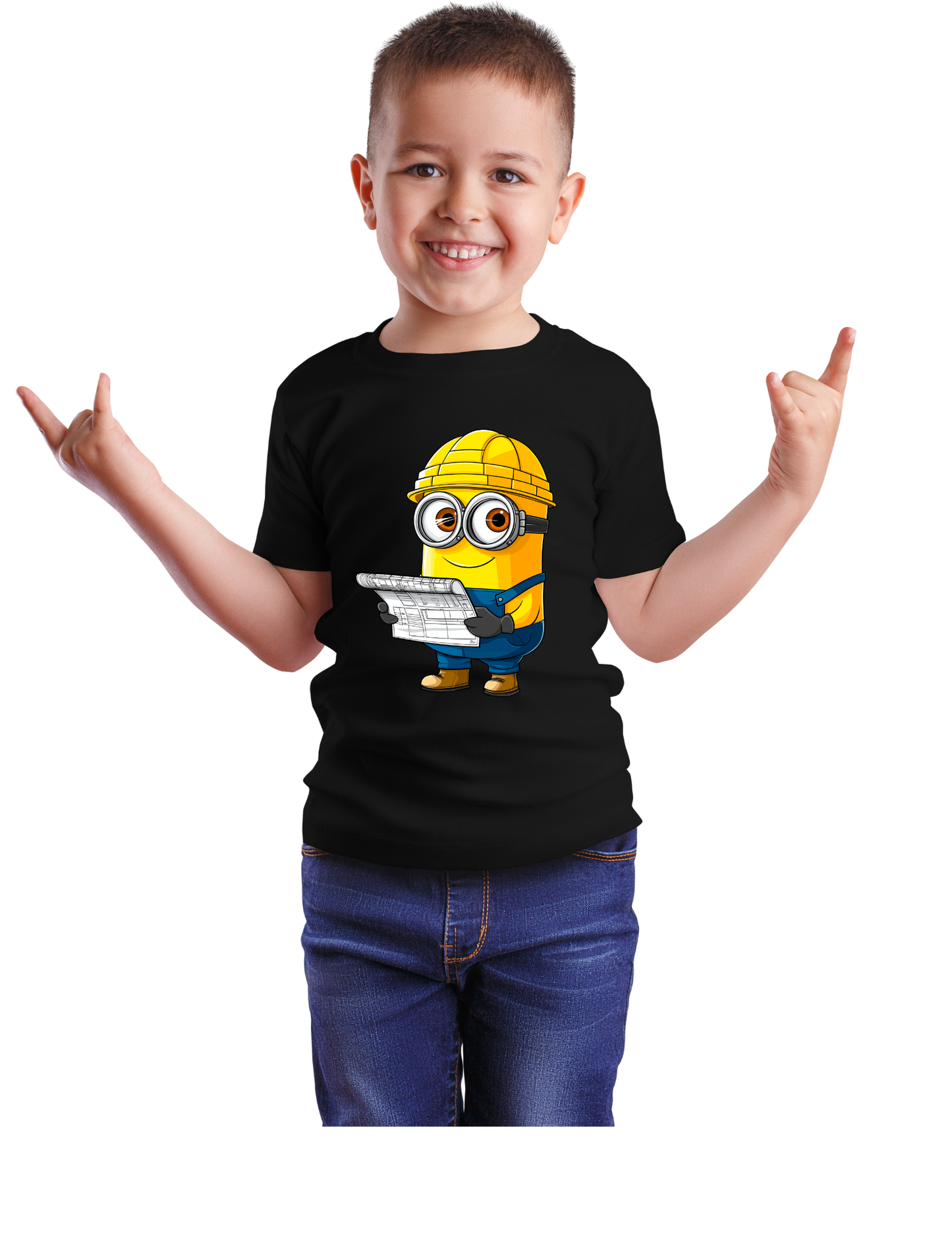 Minion Architect T-Shirt for Kids | Aspiring Architect/Engineer Shirt
