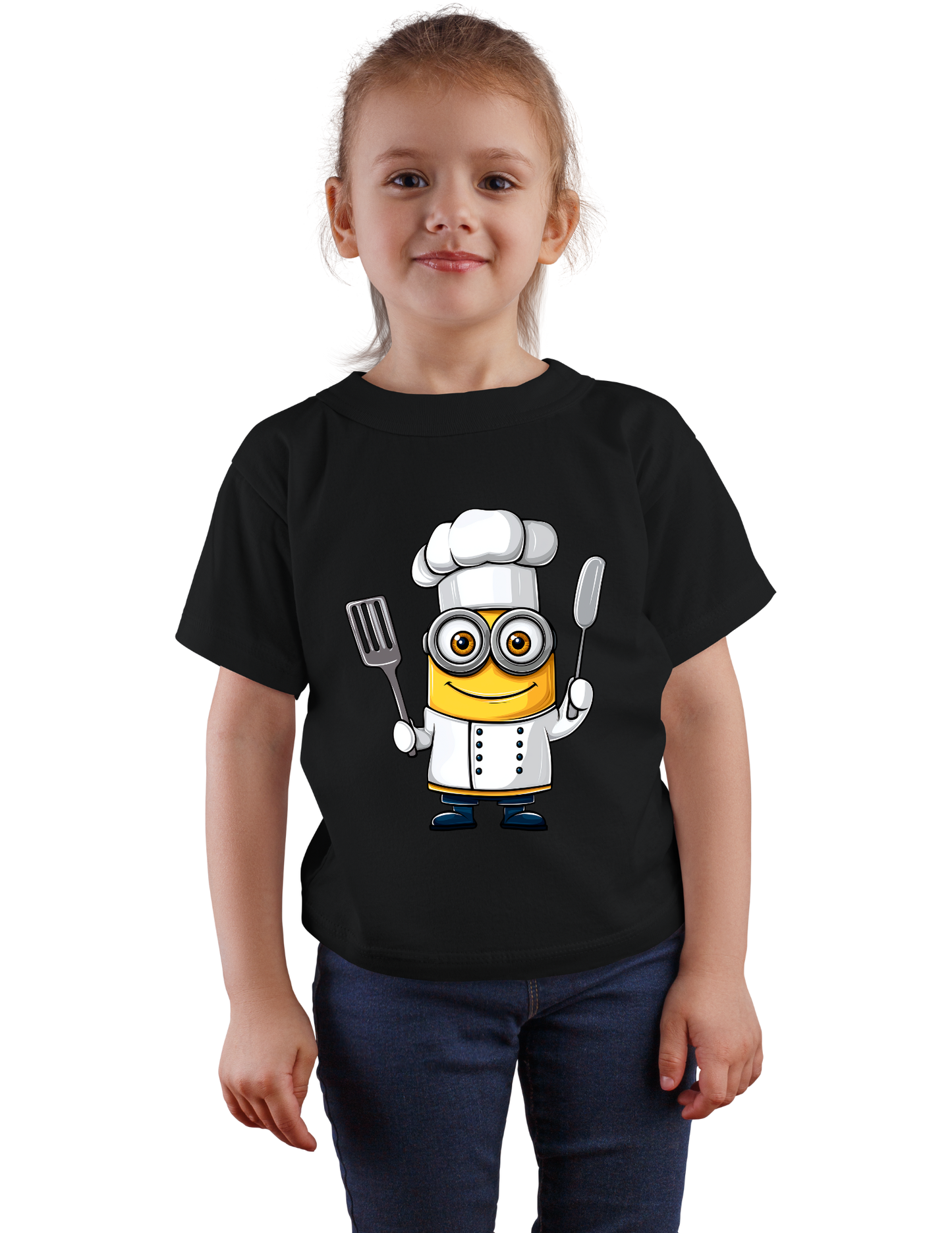 Kids Minion in Chef T-Shirt | Aspiring Baker & Cook Gift