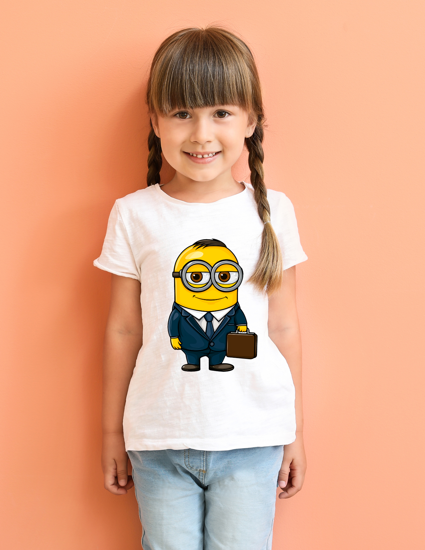 Minion Business Executive T-Shirt for Kids | Future Lawyer/CEO Dream Job Tee