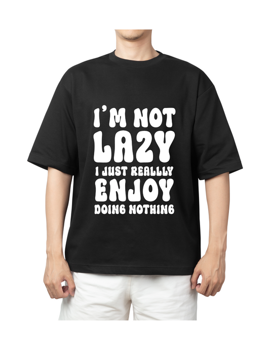 I'm Not Lazy I Just Enjoy Doing Nothing T-Shirt | Funny Sloth Humor Tee