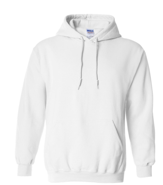 Custom White Hoodie – Personalized with Your Name, Logo, or Design