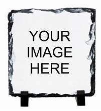 Custom Photo Slate | Personalized Rock Plaque with Your Design