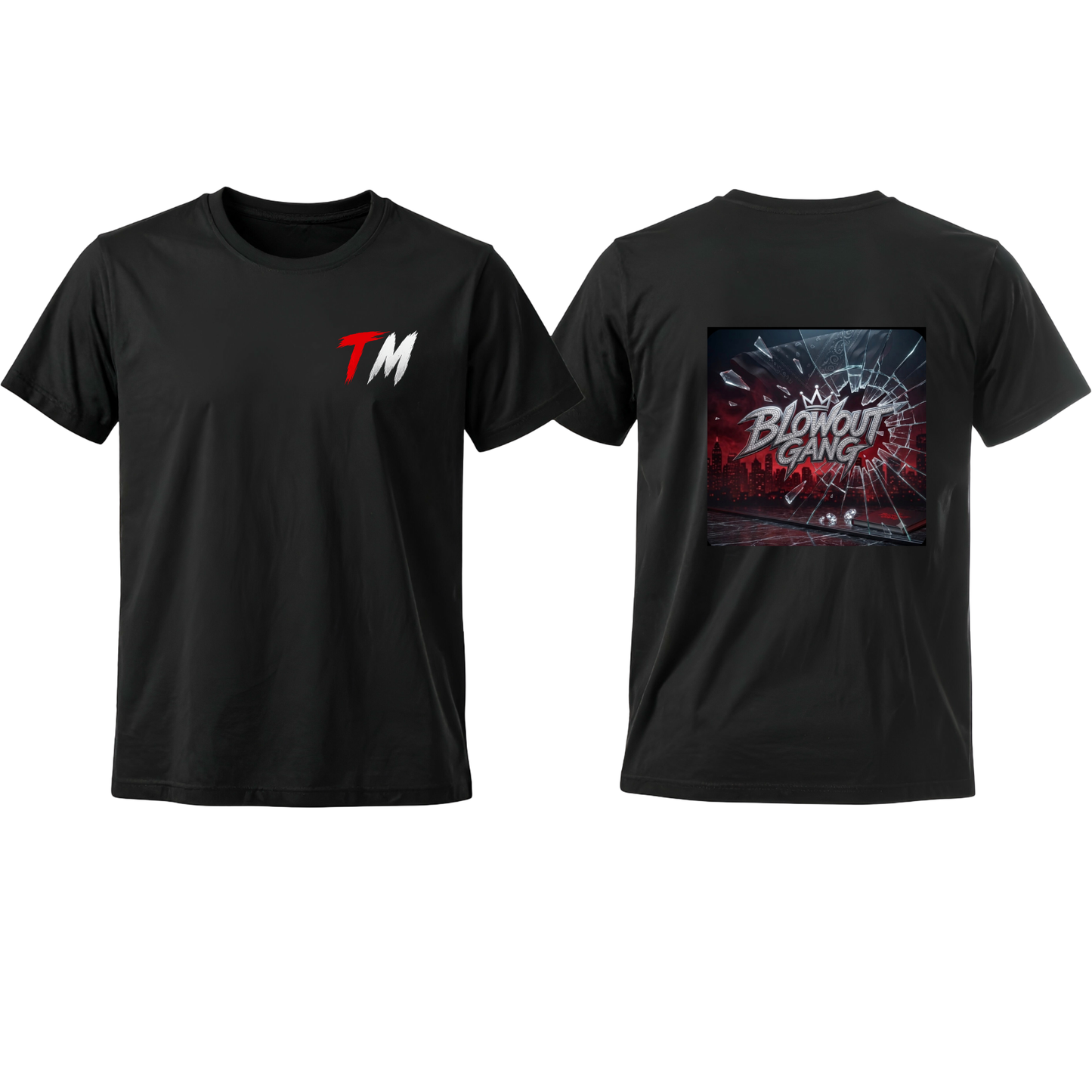 Blowout Gang TikTok Merch Shirt | TM Front Logo