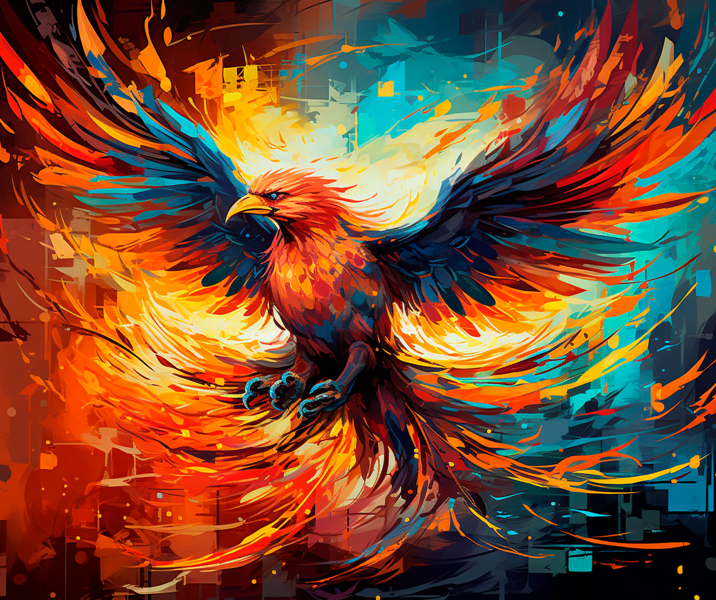 Mythical Phoenix Firestorm Mousepad