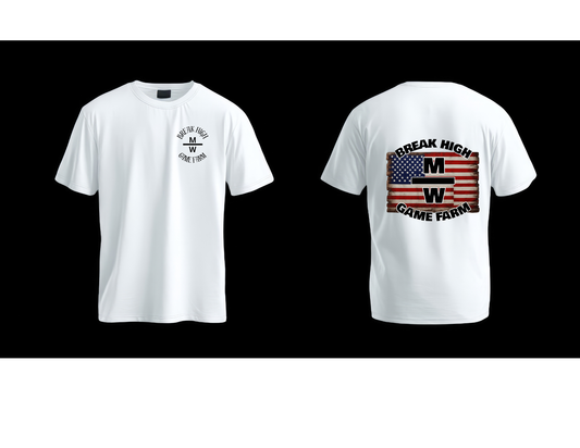 Break High with American Flag T Shirt