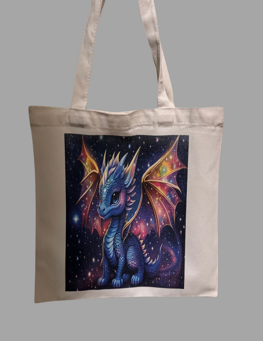 Colorful Baby Dragon Tote Bag