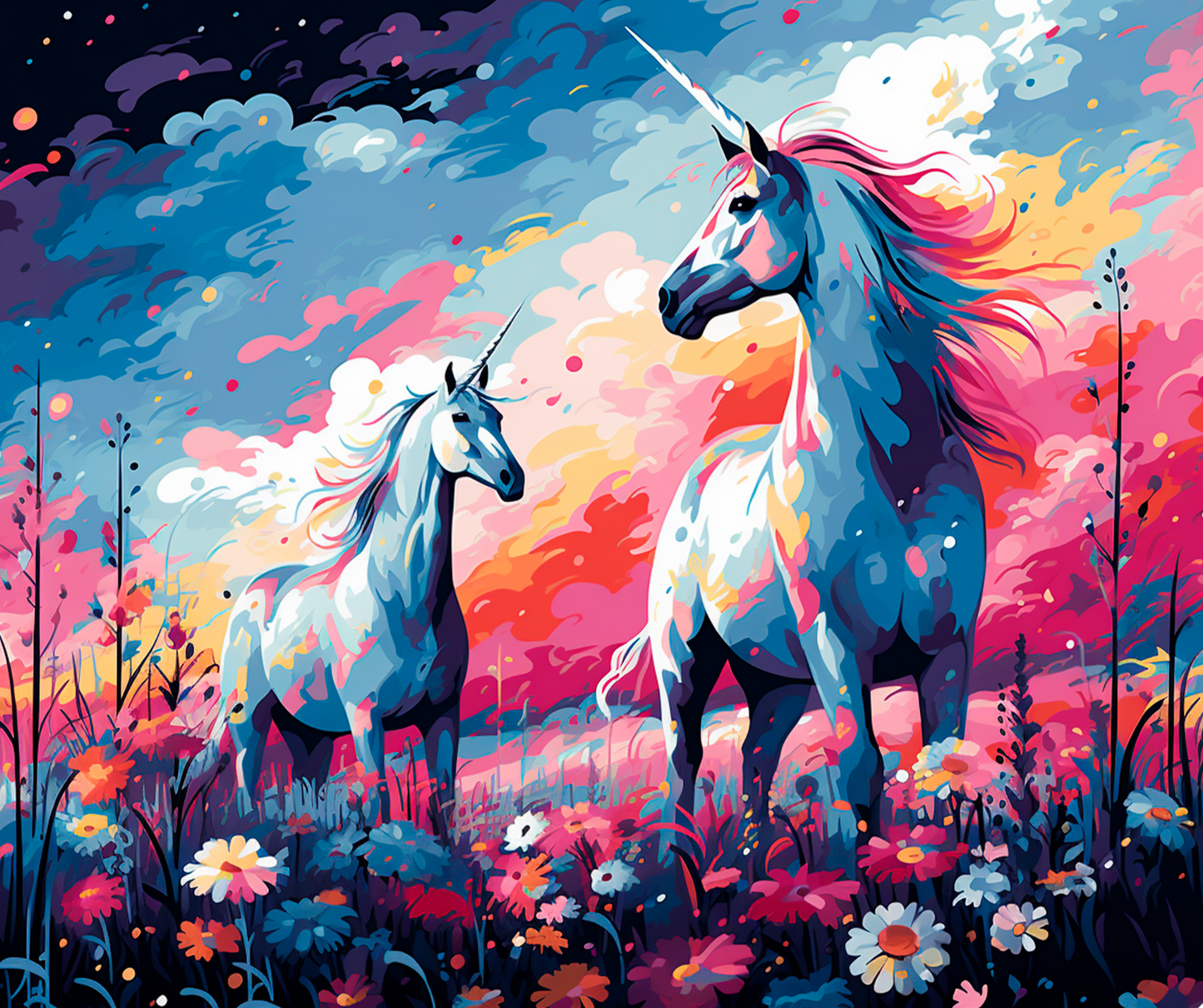 Enchanted Meadow Unicorn Mousepad