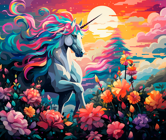 Enchanted Meadow Unicorn Mousepad