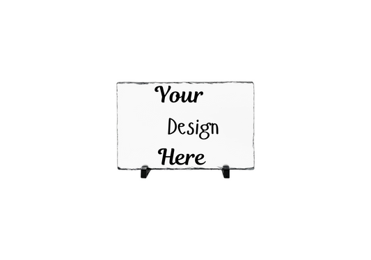 Custom Photo Slate | Personalized Rock Plaque with Your Design