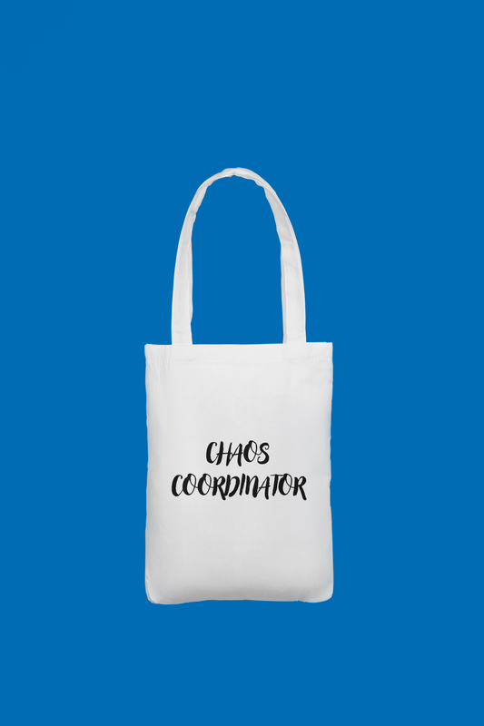 Chaos Coordinator White Canvas Tote Bag